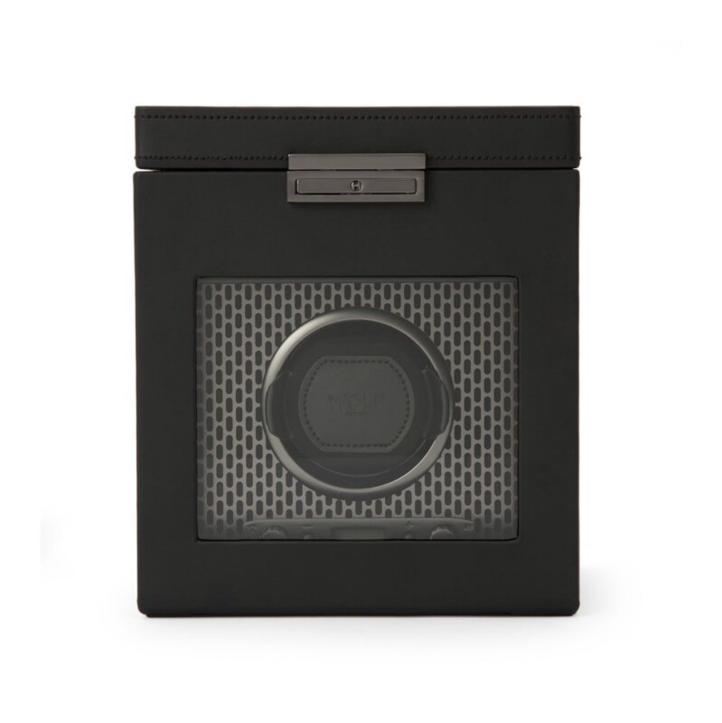 Wolf Axis Single Watch Winder With Storage 469203
