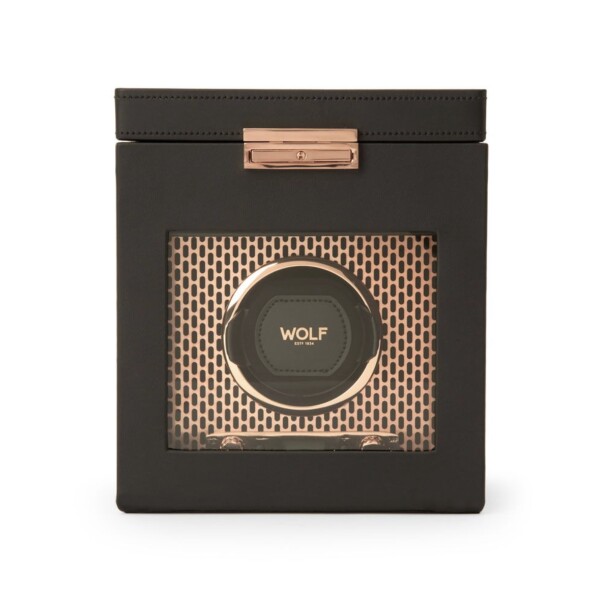 Wolf Axis Single Watch Winder With Storage 469216