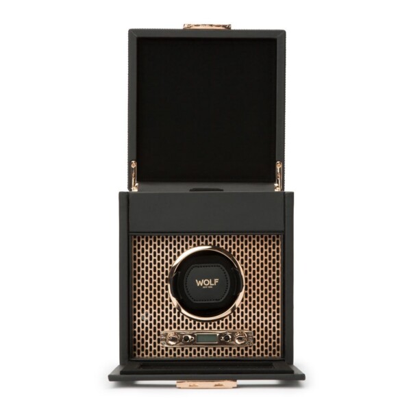 Wolf Axis Single Watch Winder With Storage 469216