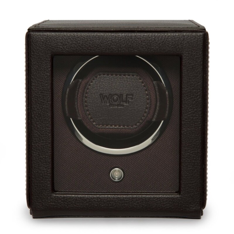 Wolf Cub Single Watch Winder with Cover 461106