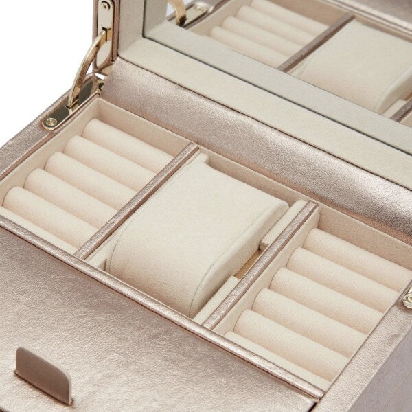 Wolf Palermo Single Watch Winder with Jewellery Storage...