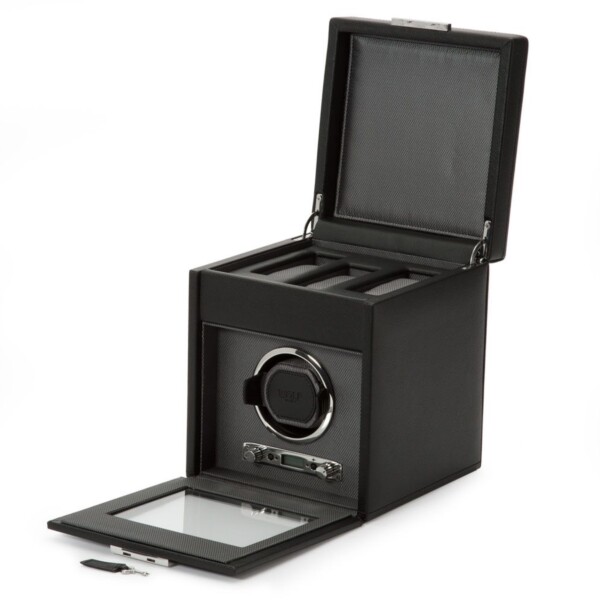 Wolf Classic Single Watch Winder with Storage 456102