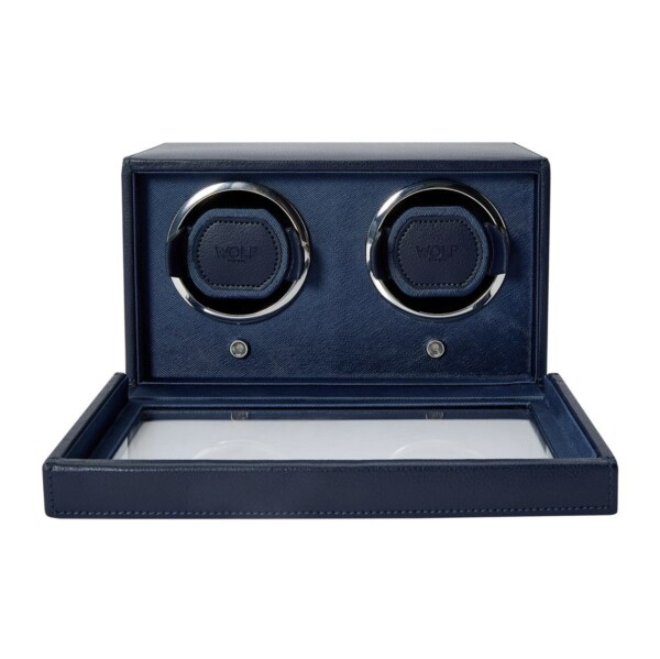 Wolf Cub Double Watch Winder with Cover 461217