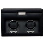 Wolf Oxford Double Watch Winder with Storage 456202