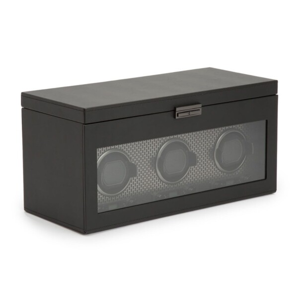 Wolf Axis Triple Watch Winder With Storage 469403