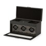 Wolf Axis Triple Watch Winder With Storage 469403