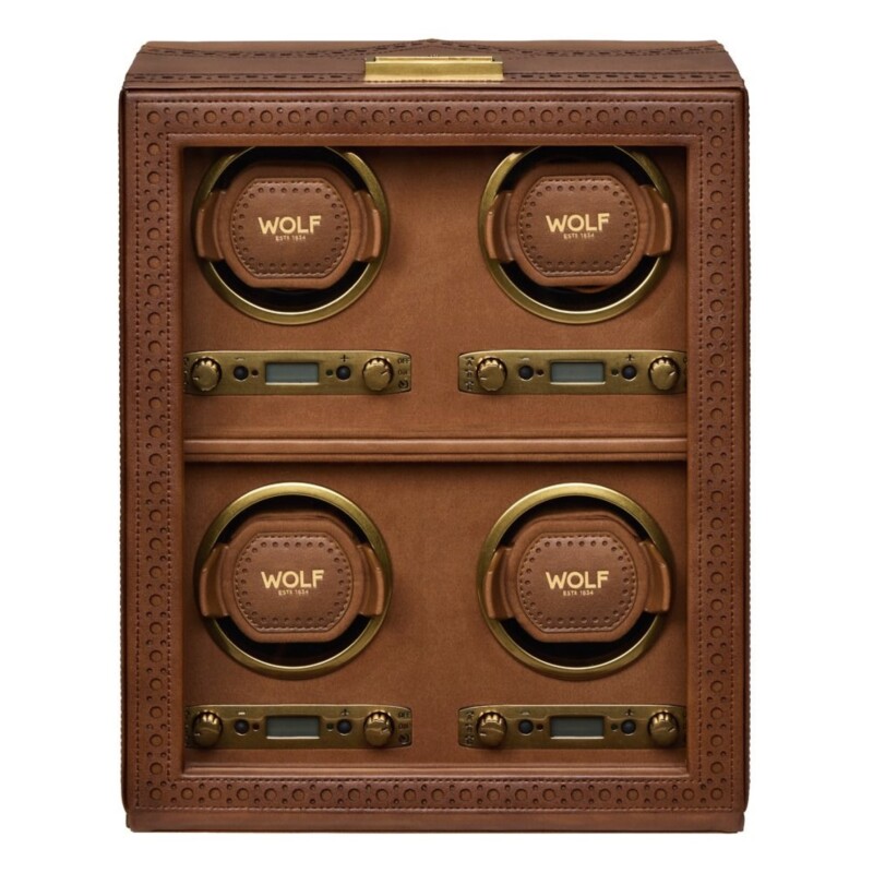 Wolf Brogue 4 Piece Watch Winder 440406