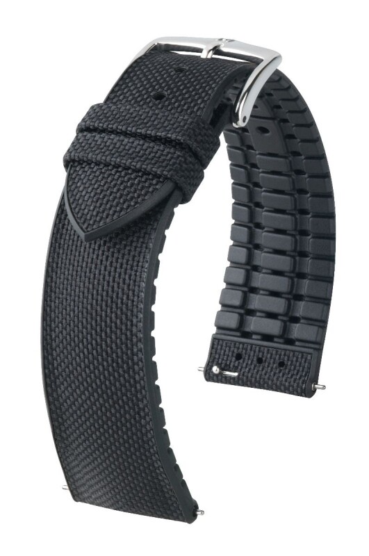 Hirsch Arne Premium Caoutchouc L schwarz/schwarz 21mm 0925090050-2-21