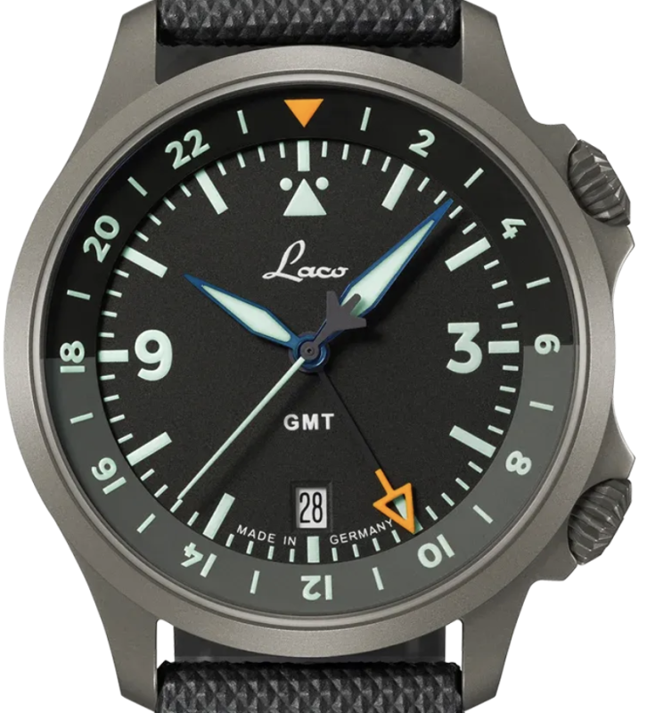 Laco Fliegeruhr Frankfurt 40 GMT Sonderedition 862187
