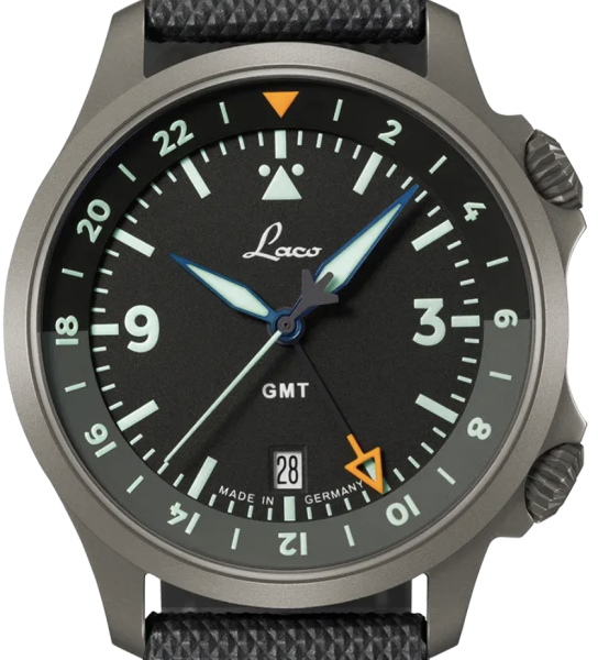 Laco Fliegeruhr Frankfurt 40 GMT Sonderedition 862187
