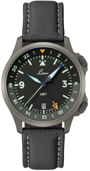 Laco Fliegeruhr Frankfurt 40 GMT Sonderedition 862187