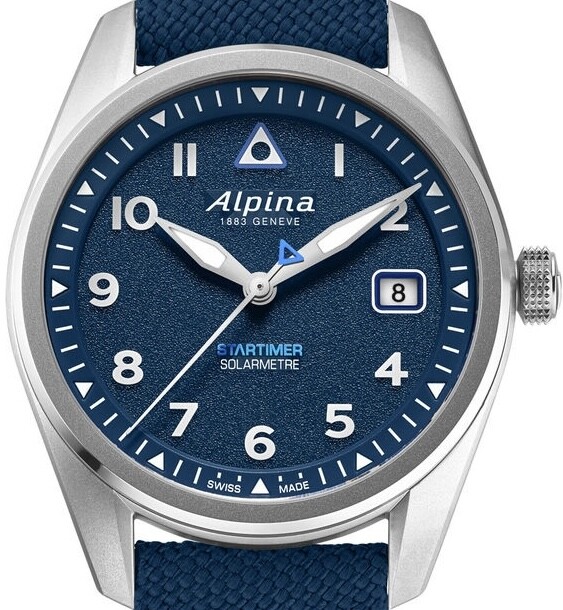 Alpina Startimer Pilot Solametre 38mm AL-140BLW3S26