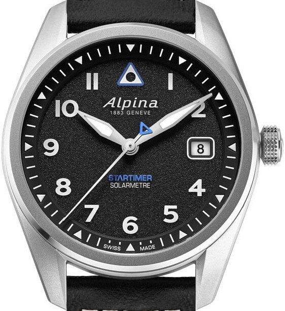 Alpina Startimer Pilot Solametre 38mm AL-140BW3S26