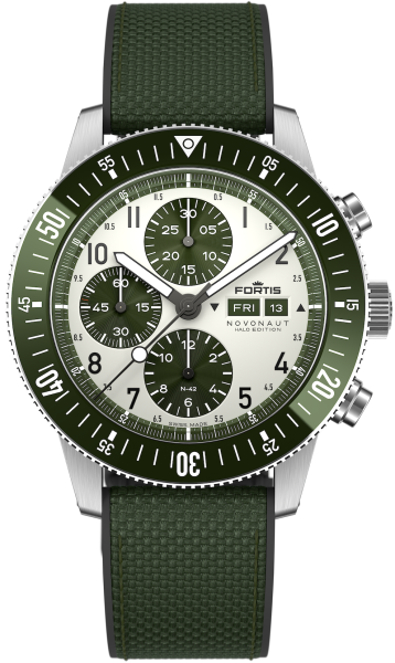 Fortis Novonaut N-42 Halo Green 42mm F2040023