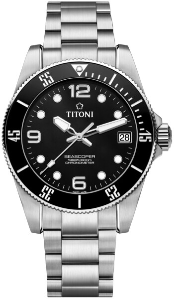 Titoni Seascoper Chronometer 42mm 83600 S-BK-256 CPO