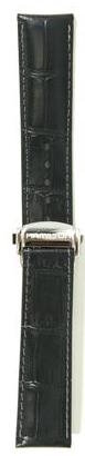 Hamilton Jazzmaster Lederband Admirally Leder schwarz 22/20mm H690.325.115