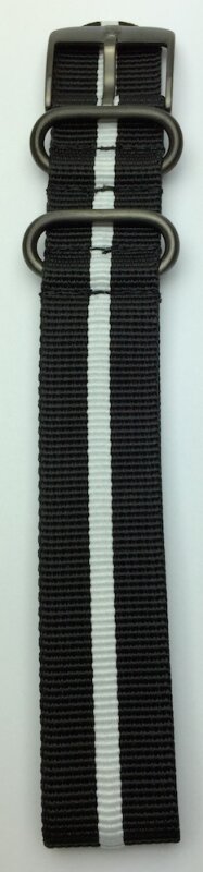 Luminox 3950 Serie Natoband schwarz/weiß