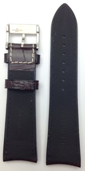 Hamilton Lord Lederarmband braun 24mm H690.328.100