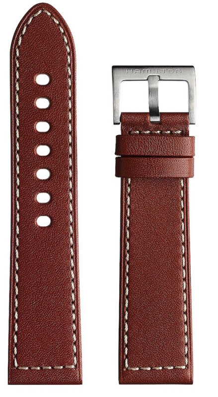 Hamilton Khaki Field Lederband braun 22/20mm H690.705.106