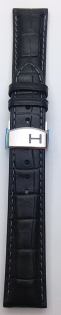 Hamilton Jazzmaster Lady Lederband schwarz 18mm H690.323.114