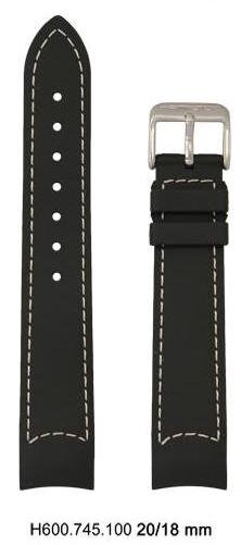 Hamilton Khaki King Scuba Kautschukband XL 20/18mm...