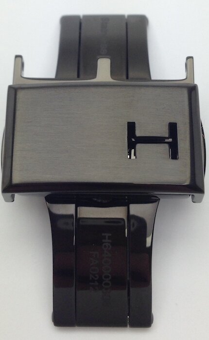 Hamilton Butterfly Schließe schwarz PVD 20mm H640.000.308