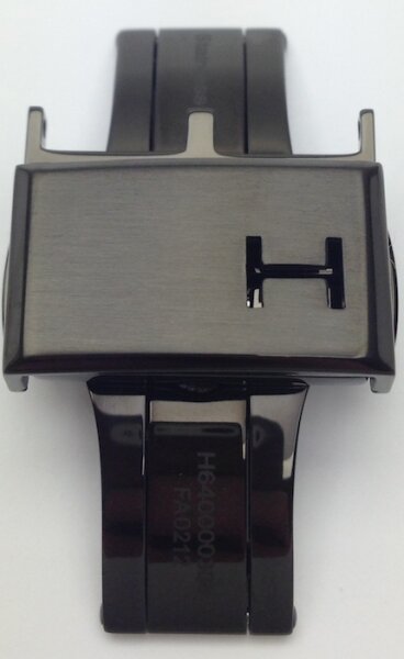 Hamilton Butterfly Schließe schwarz PVD 20mm...