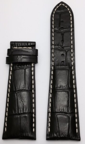 Certina DS Podium Square Lederarmband schwarz 24/20mm...