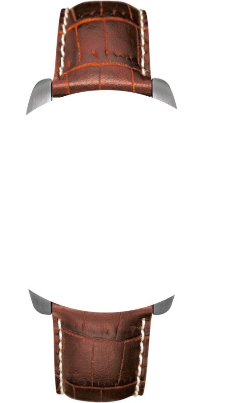 Certina DS Podium Lederarmband braun XL 21mm ohne Schließe C610014937