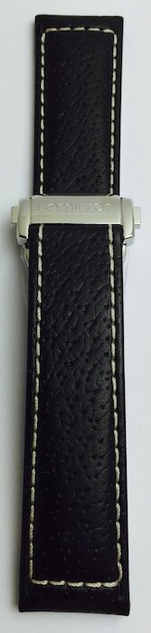 Hamilton Khaki Navy Lederband dunkelbraun 22/20 H690.775.113