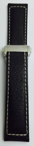 Hamilton Khaki Navy Lederband dunkelbraun 22/20 H690.775.113