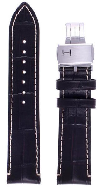 Hamilton Railroad Lederband dunkelbraun 22/20 mm...