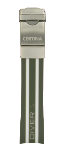 Certina DS Action Diver Kautschukband inkl. Schliesse...
