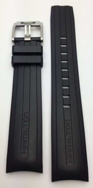 Hamilton Khaki X-Wind Kautschukarmband 22/20mm H691.777.107