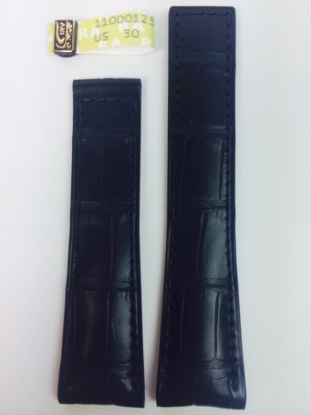 Tag Heuer Alligator Lederband schwarz FC6235 22mm