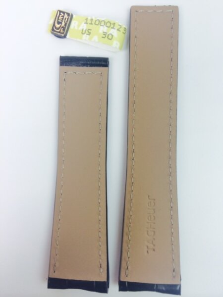 Tag Heuer Alligator Lederband schwarz FC6235 22mm