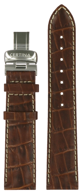 Certina DS Podium 20/18 Lederarmband braun inkl. Schliesse C600007148