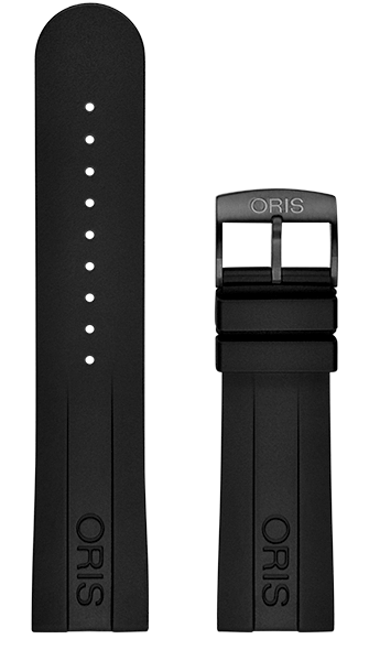 Oris BC3 Advanced Kautschukband schwarz inkl. Schliesse 22mm 07 4 22 05B