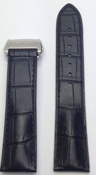 Hamilton Jazzmaster Regulateur Lederband XL schwarz...