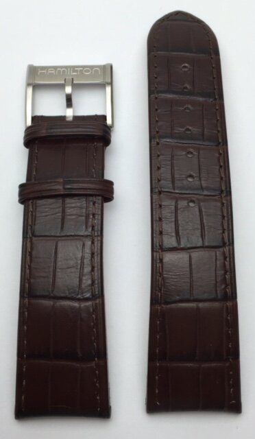 Hamilton Jazzmaster Lederband braun 23/20mm H690.327.100