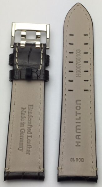 Hamilton Khaki X-Mach Lederband braun 22mm H690.766.103