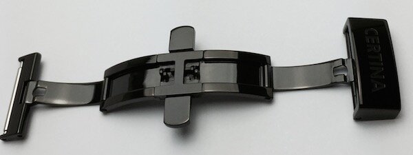 Certina Doppelfaltschließe schwarz 20mm C640016428