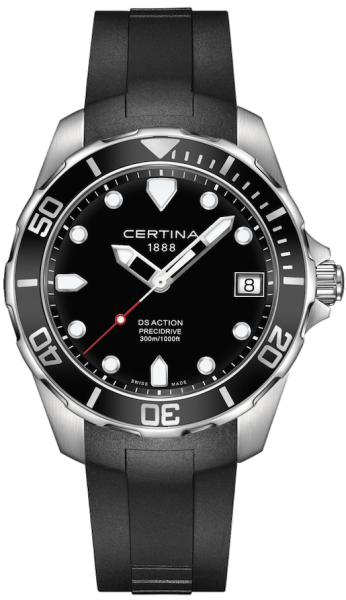 Certina DS Action Precidrive Kautschukband 20 mm mit...