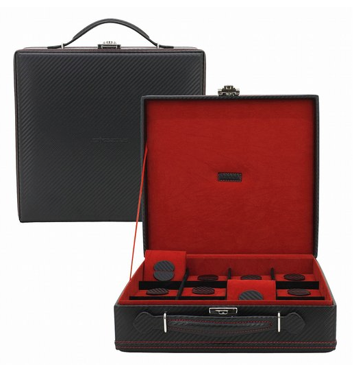 Friedrich Uhrenbox Carbon schwarz für 12 Uhren 70021/310
