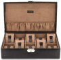 Friedrich Uhrenbox Bond braun für 10 Uhren 70021/386