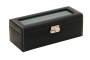 Friedrich Uhrenbox Bond schwarz für 4 Uhren 70021-384