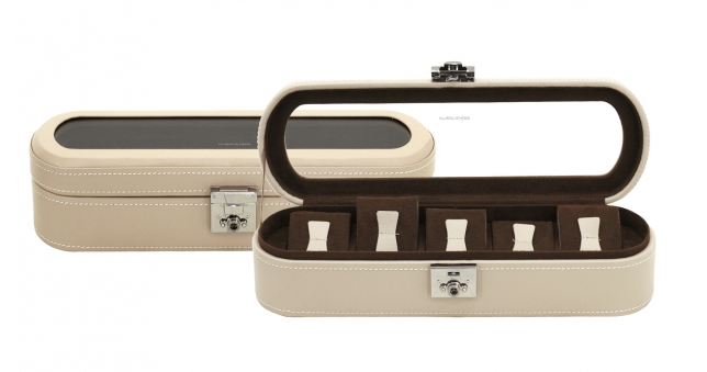 Friedrich Uhrenbox Cordoba beige für 5 Uhren 70021/113